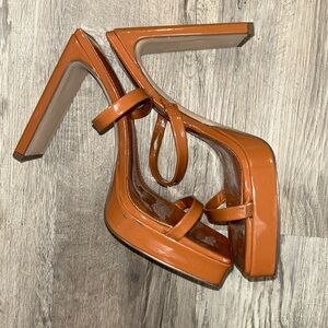 Forever 21 Brown Platform Sandals